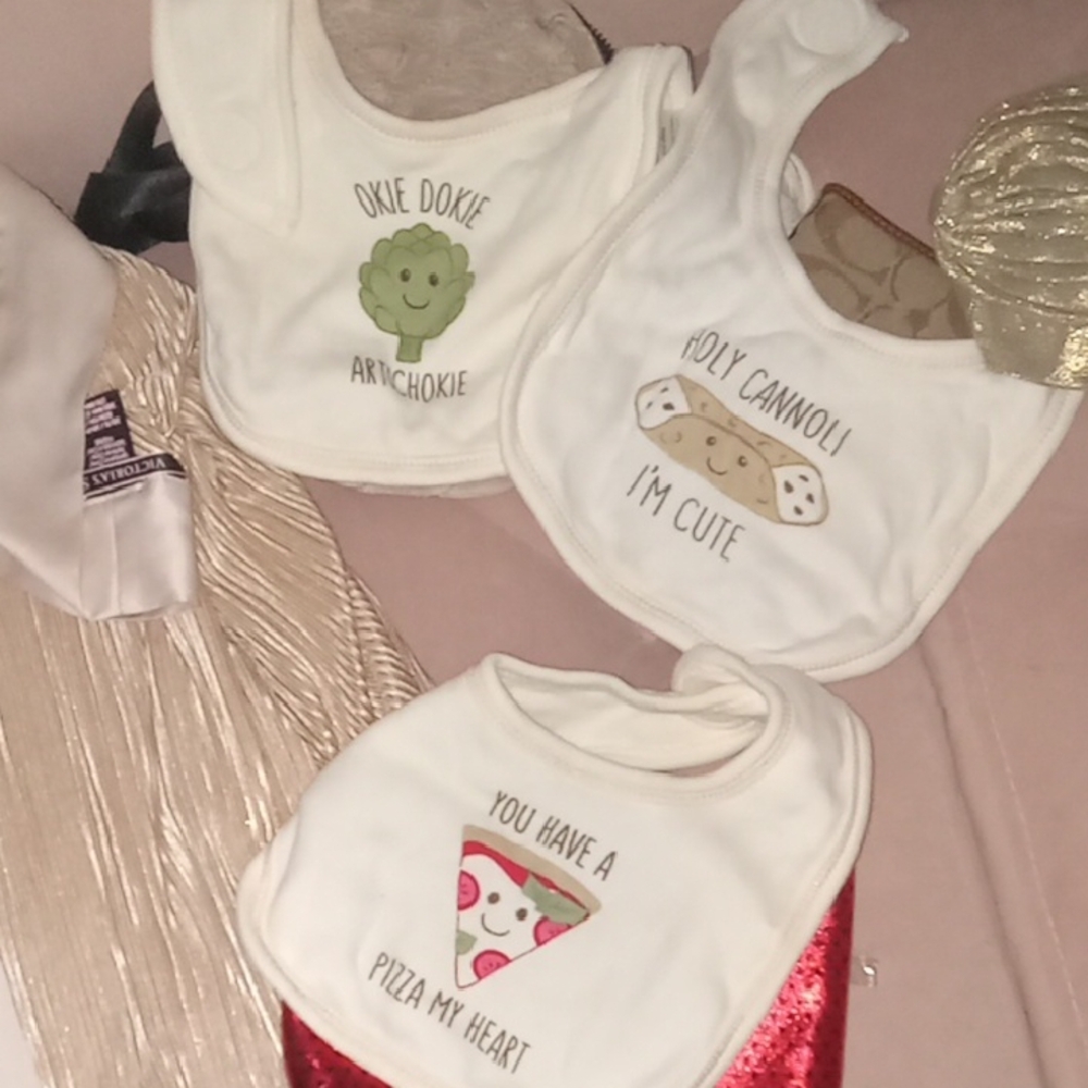 Touched By Nature Infant 3 Pc Baby Bib Set With Fun Prints